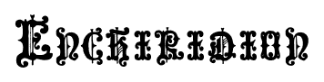 Enchiridion font
