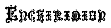 Enchiridion font