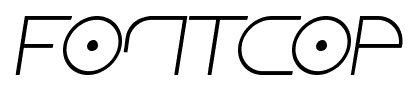 Fontcop font