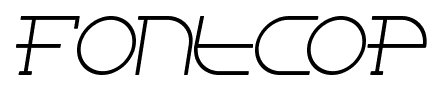 Fontcop font