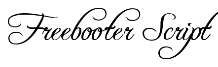 Freebooter Script font