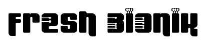 Fresh Bionik font