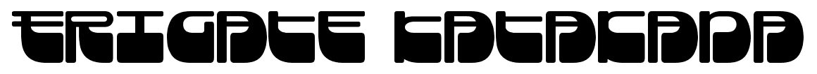 Frigate Katakana font