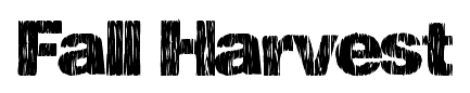 Fall Harvest font