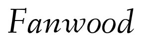 Fanwood font