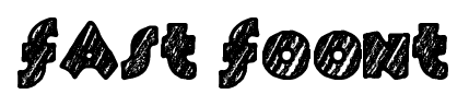 FAST FOONT font