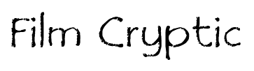 Film Cryptic font