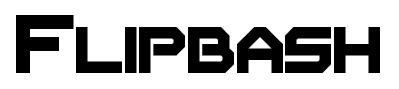 Flipbash font