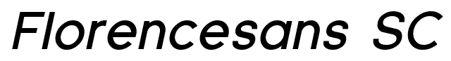Florencesans SC font
