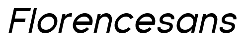 Florencesans font