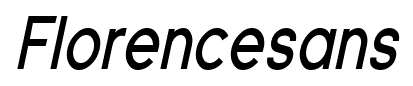 Florencesans font