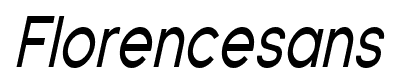 Florencesans font