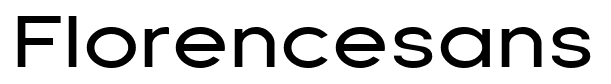 Florencesans font
