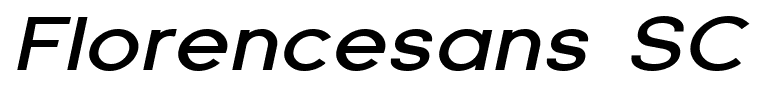 Florencesans SC font