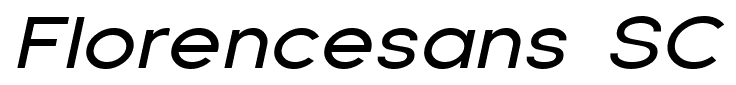 Florencesans SC font