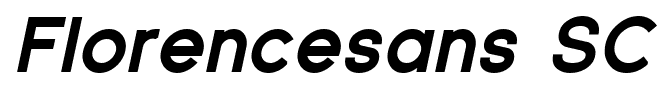 Florencesans SC font