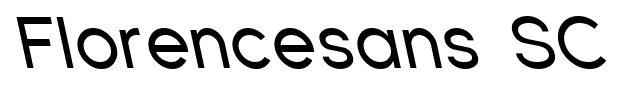 Florencesans SC font