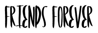 Friends Forever font