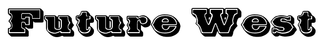 Future West font