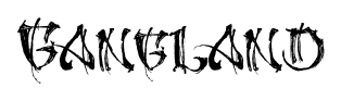 Gangland font