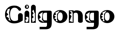 Gilgongo font