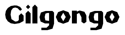 Gilgongo font