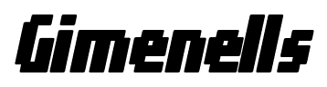 Gimenells font