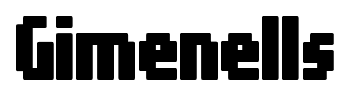 Gimenells font