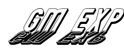 GM Exp font
