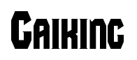 Gaiking font