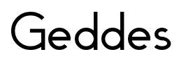 Geddes font