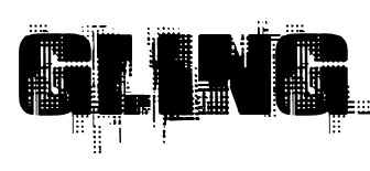 Gling font