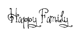 Happy Family font