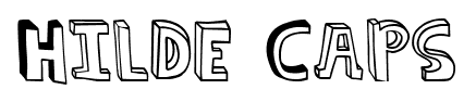Hilde Caps font