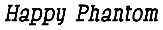 Happy Phantom font