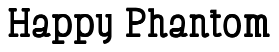 Happy Phantom font