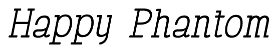 Happy Phantom font