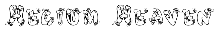 Helium Heaven font