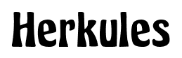 Herkules font
