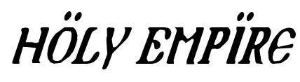 Holy Empire font