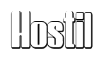 Hostil font