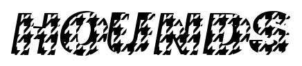 Hounds font