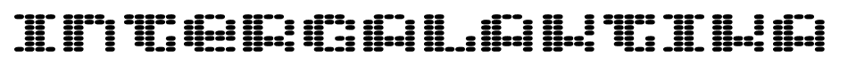 Intergalaktika font