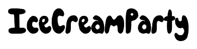 IceCreamParty font