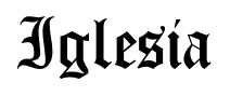 Iglesia font