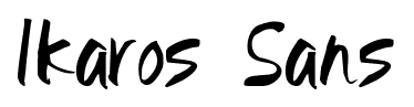 Ikaros Sans font