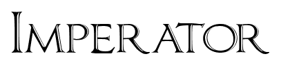 Imperator font