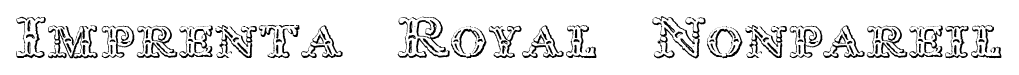 Imprenta Royal Nonpareil font