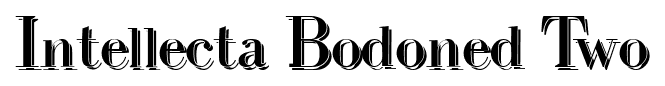 Intellecta Bodoned Two font