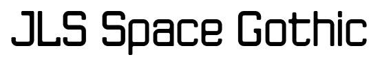 JLS Space Gothic font